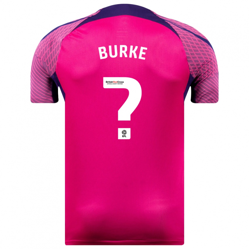 Niño Camiseta Marshall Burke #0 Morado 2ª Equipación 2023/24 La Camisa Chile