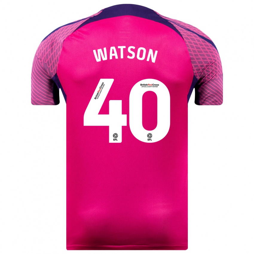 Niño Camiseta Tom Watson #40 Morado 2ª Equipación 2023/24 La Camisa Chile