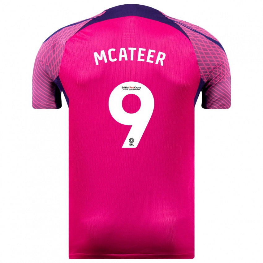 Niño Camiseta Mary Mcateer #9 Morado 2ª Equipación 2023/24 La Camisa Chile