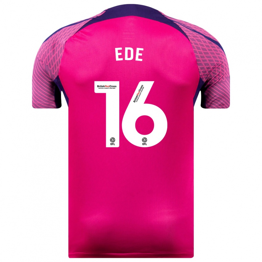 Niño Camiseta Grace Ede #16 Morado 2ª Equipación 2023/24 La Camisa Chile