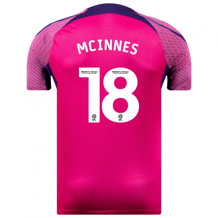 Niño Camiseta Libby Mcinnes #18 Morado 2ª Equipación 2023/24 La Camisa Chile