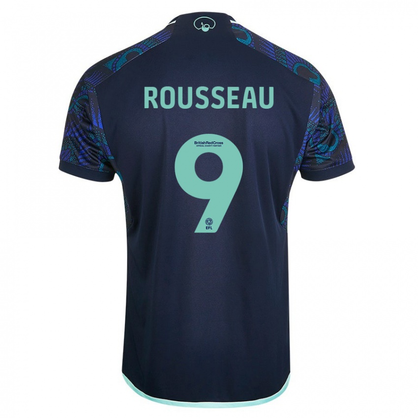 Niño Camiseta Jess Rousseau #9 Azul 2ª Equipación 2023/24 La Camisa Chile