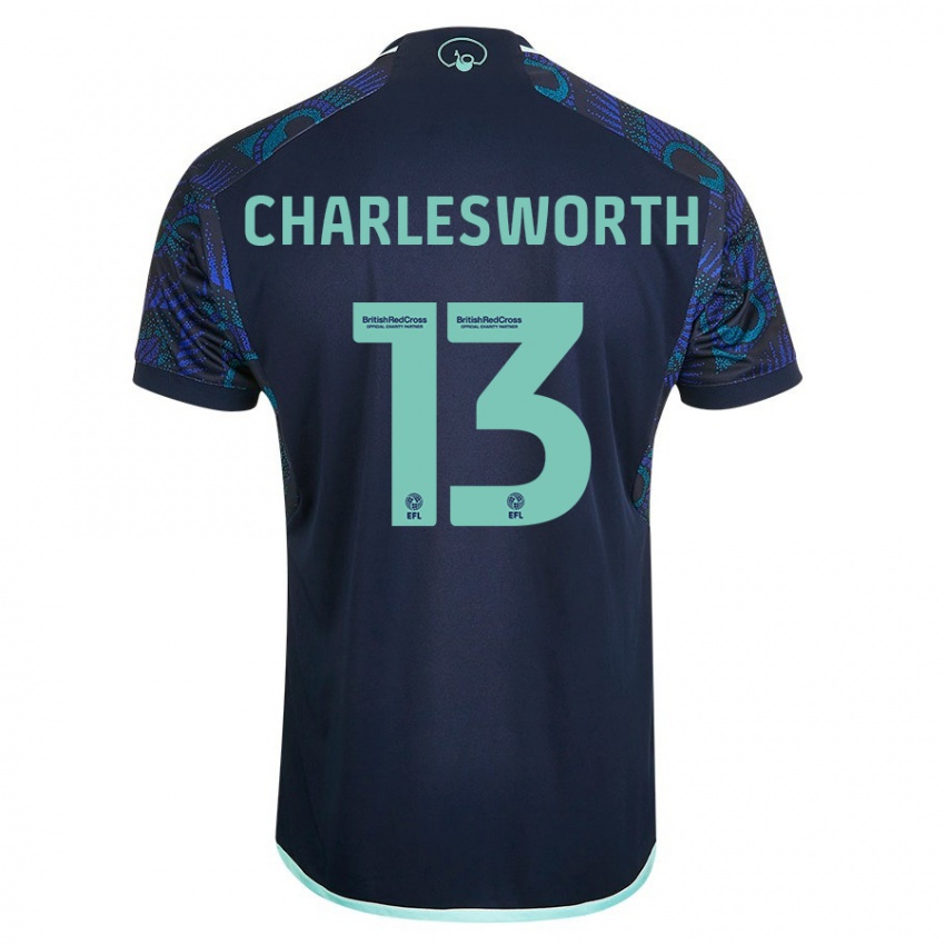 Niño Camiseta Millie Robshaw-Charlesworth #13 Azul 2ª Equipación 2023/24 La Camisa Chile