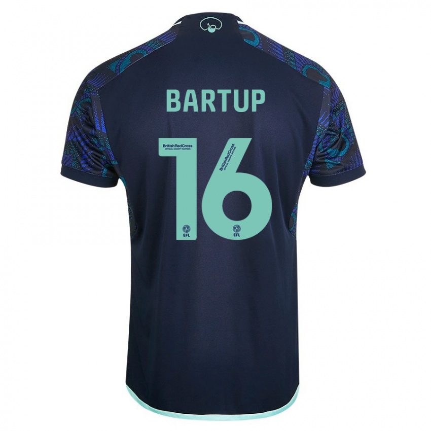 Niño Camiseta Laura Bartup #16 Azul 2ª Equipación 2023/24 La Camisa Chile