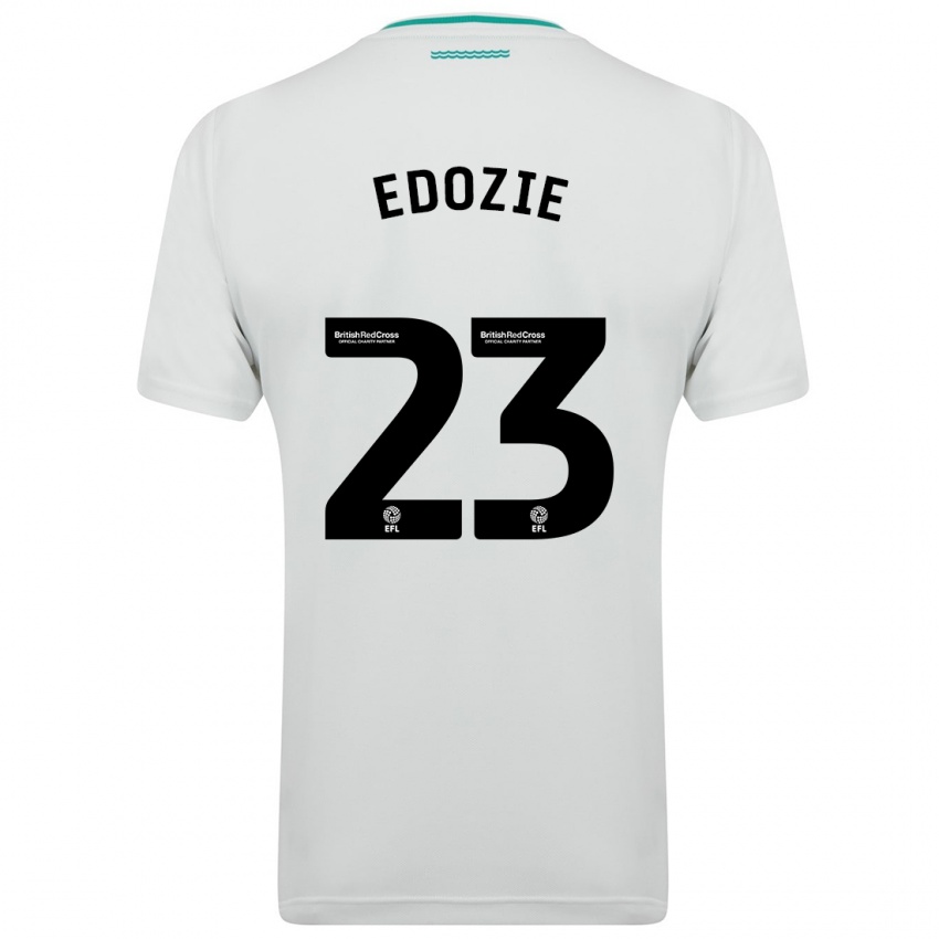 Niño Camiseta Samuel Edozie #23 Blanco 2ª Equipación 2023/24 La Camisa Chile