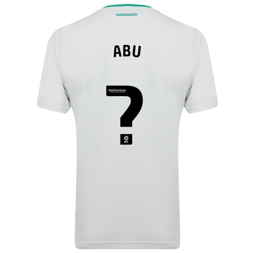 Niño Camiseta Derrick Abu #0 Blanco 2ª Equipación 2023/24 La Camisa Chile