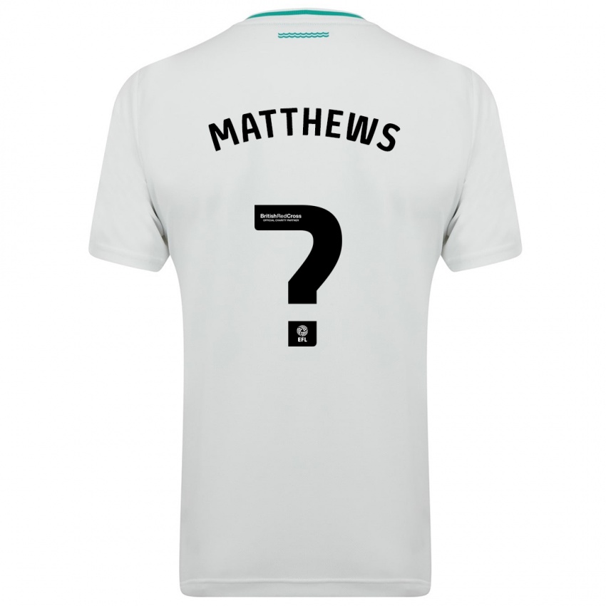 Niño Camiseta Abdulhalim Okonola-Matthews #0 Blanco 2ª Equipación 2023/24 La Camisa Chile