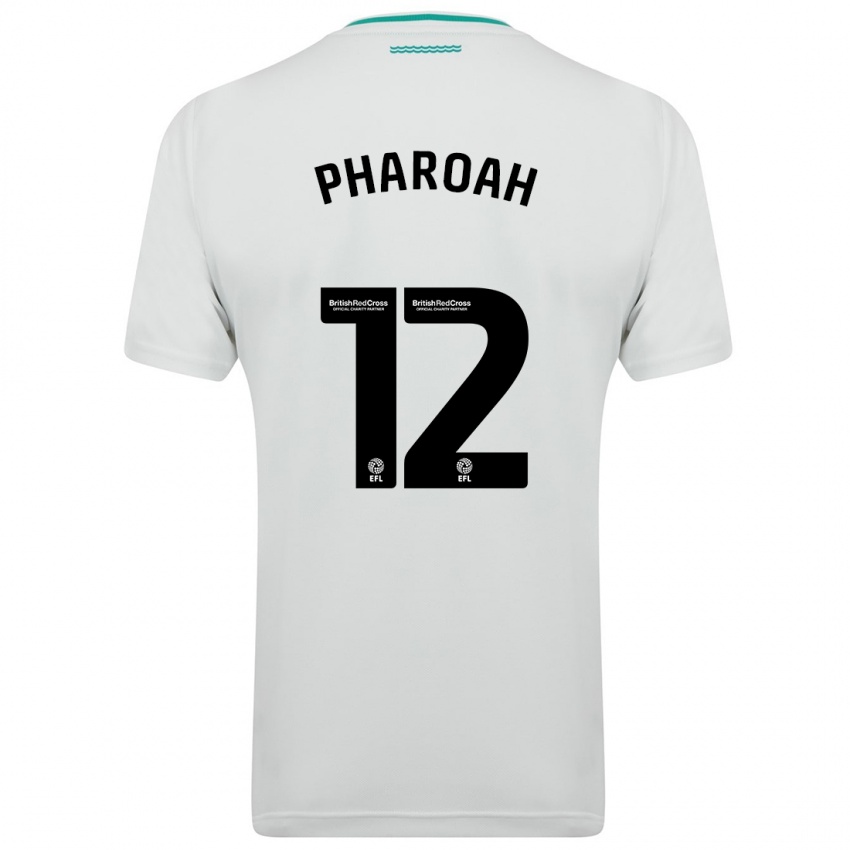 Niño Camiseta Sophia Pharoah #12 Blanco 2ª Equipación 2023/24 La Camisa Chile