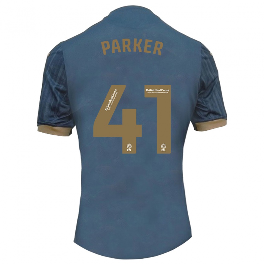 Niño Camiseta Sam Parker #41 Verde Azulado Oscuro 2ª Equipación 2023/24 La Camisa Chile