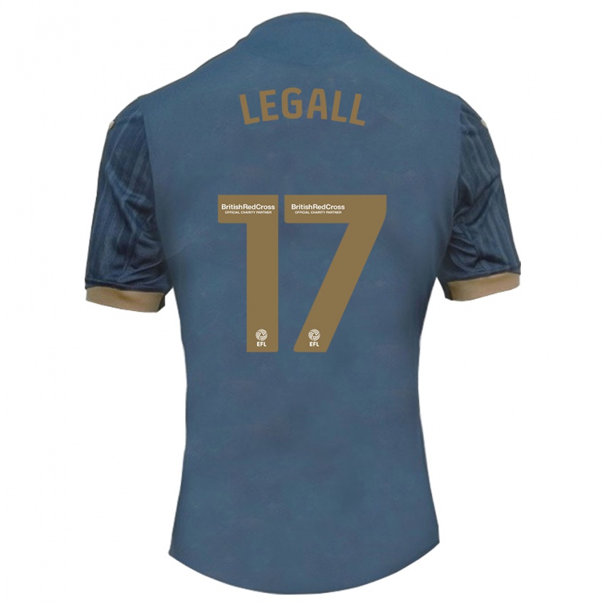 Niño Camiseta Monet Legall #17 Verde Azulado Oscuro 2ª Equipación 2023/24 La Camisa Chile