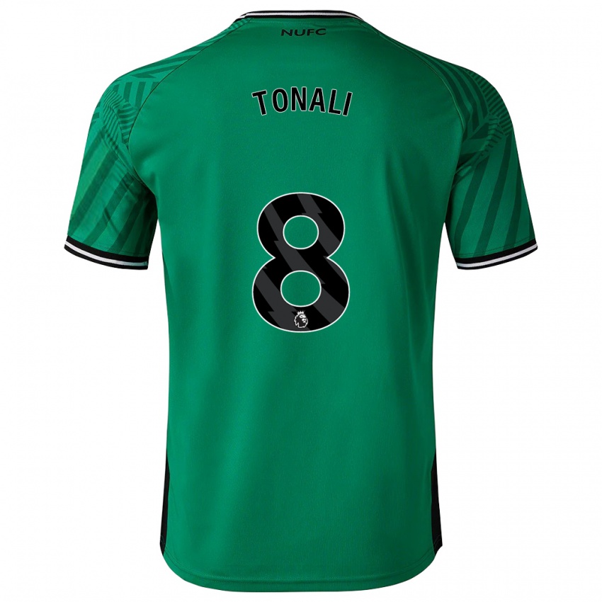 Niño Camiseta Sandro Tonali #8 Verde 2ª Equipación 2023/24 La Camisa Chile
