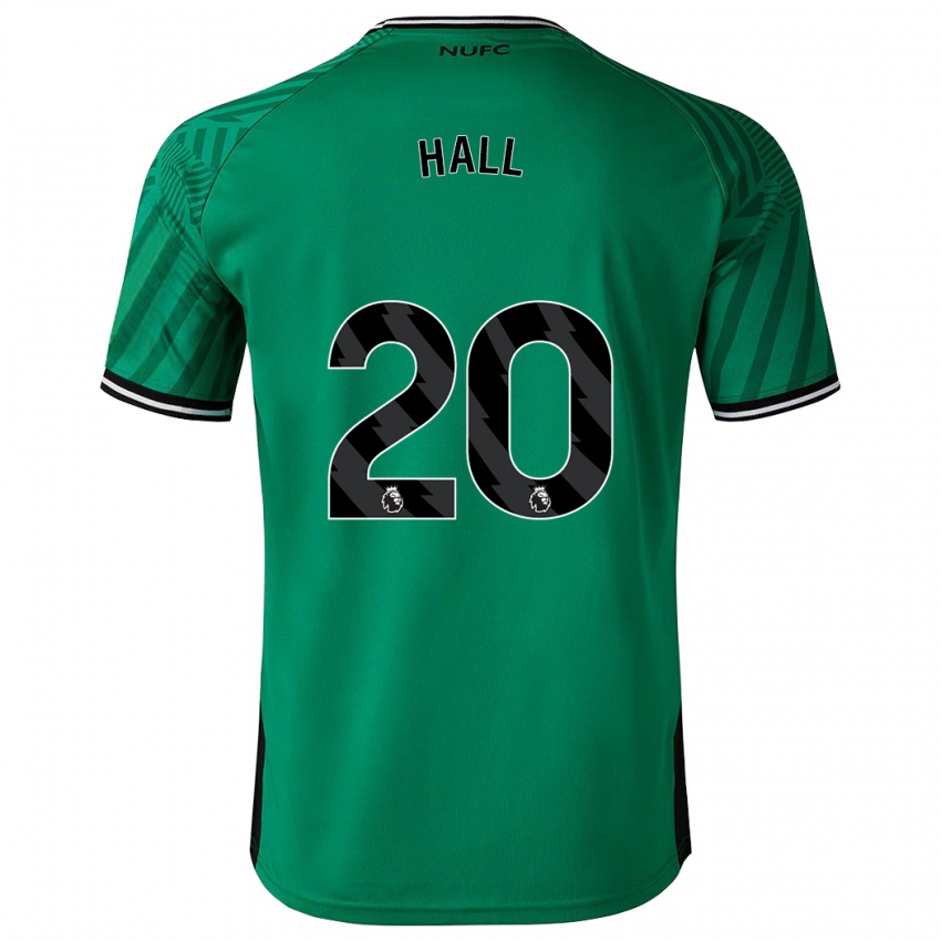 Niño Camiseta Lewis Hall #20 Verde 2ª Equipación 2023/24 La Camisa Chile