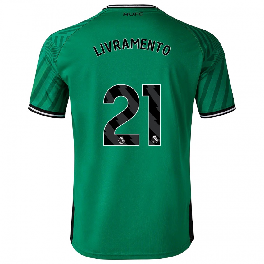 Niño Camiseta Tino Livramento #21 Verde 2ª Equipación 2023/24 La Camisa Chile