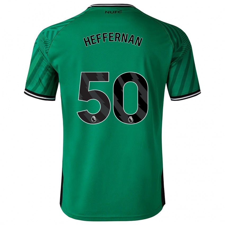 Niño Camiseta Cathal Heffernan #50 Verde 2ª Equipación 2023/24 La Camisa Chile