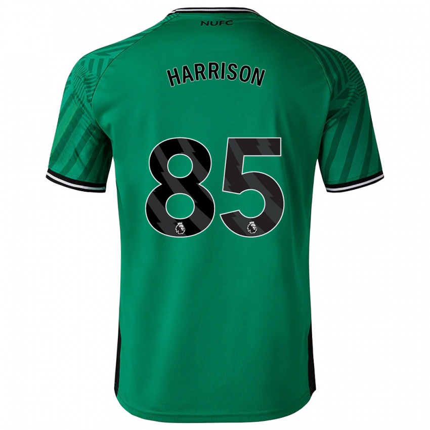 Niño Camiseta Adam Harrison #85 Verde 2ª Equipación 2023/24 La Camisa Chile