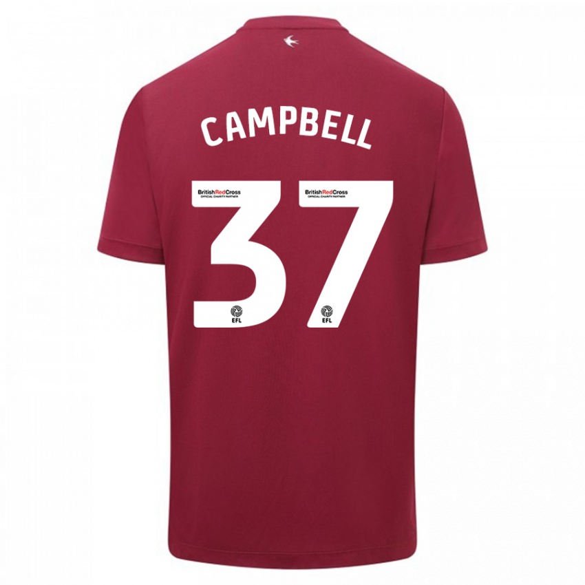 Niño Camiseta Vontae Daley-Campbell #37 Rojo 2ª Equipación 2023/24 La Camisa Chile