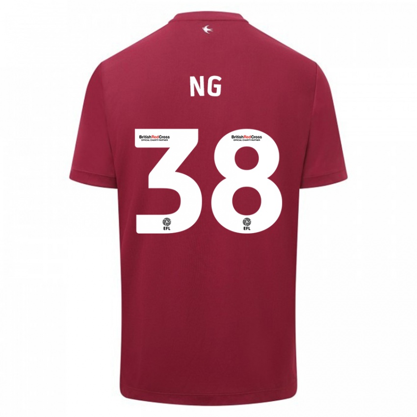 Niño Camiseta Perry Ng #38 Rojo 2ª Equipación 2023/24 La Camisa Chile