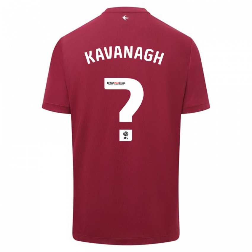 Niño Camiseta Ryan Kavanagh #0 Rojo 2ª Equipación 2023/24 La Camisa Chile