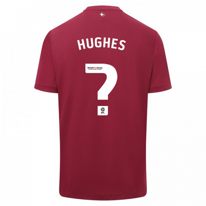 Niño Camiseta Caleb Hughes #0 Rojo 2ª Equipación 2023/24 La Camisa Chile