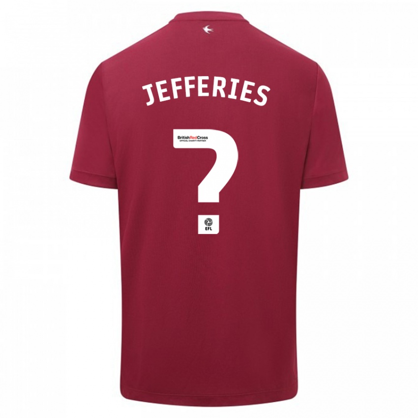 Niño Camiseta Isaac Jefferies #0 Rojo 2ª Equipación 2023/24 La Camisa Chile