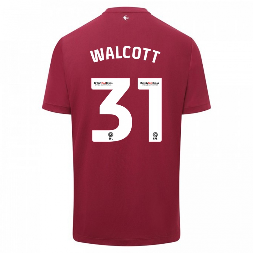 Niño Camiseta Malachi Fagan Walcott #31 Rojo 2ª Equipación 2023/24 La Camisa Chile