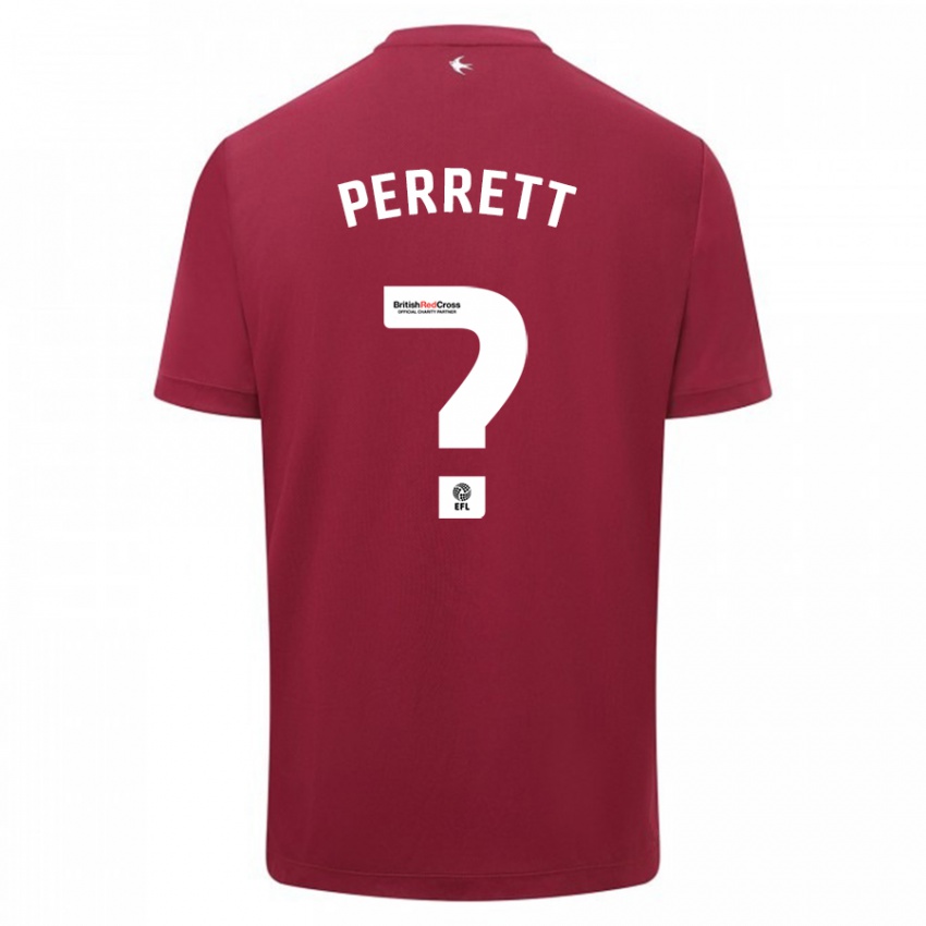 Niño Camiseta Troy Perrett #0 Rojo 2ª Equipación 2023/24 La Camisa Chile