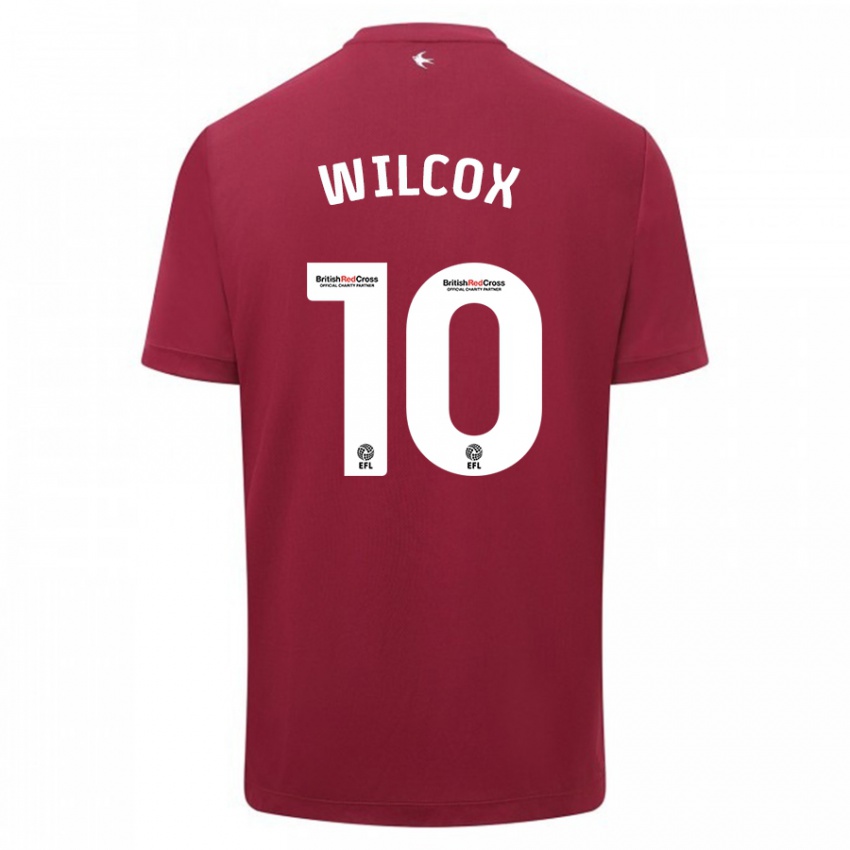 Niño Camiseta Danielle Wilcox #10 Rojo 2ª Equipación 2023/24 La Camisa Chile