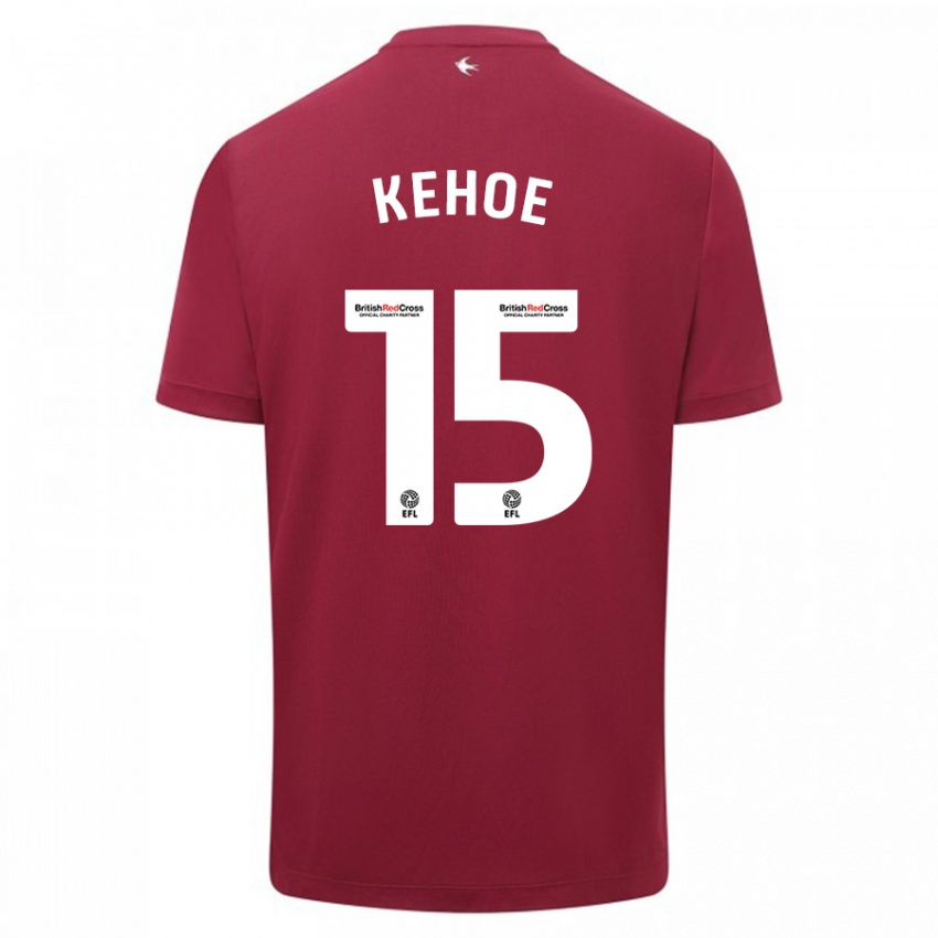 Niño Camiseta Molly Kehoe #15 Rojo 2ª Equipación 2023/24 La Camisa Chile