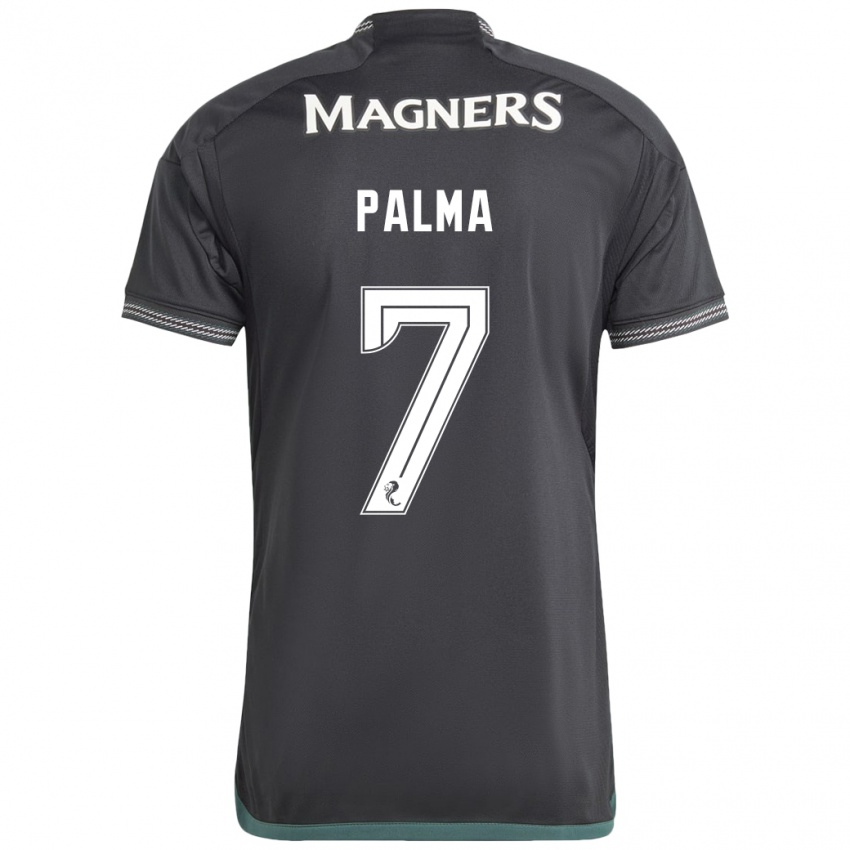 Niño Camiseta Luis Palma #7 Negro 2ª Equipación 2023/24 La Camisa Chile