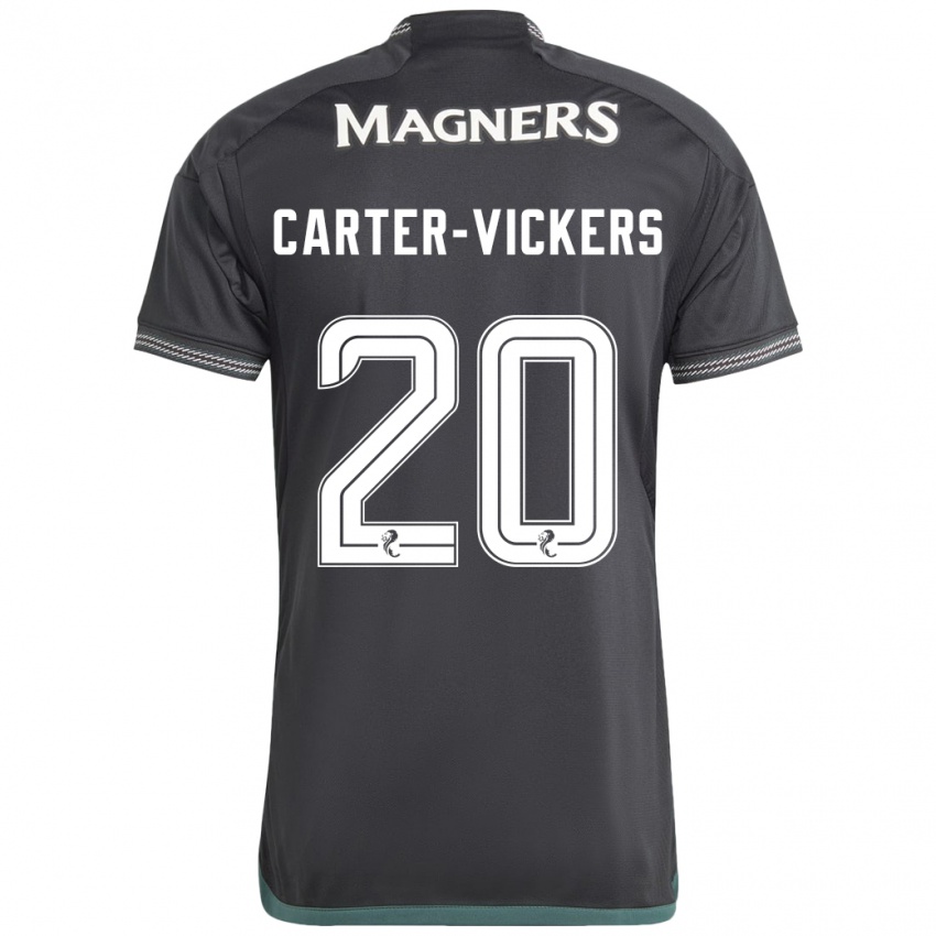 Niño Camiseta Cameron Carter-Vickers #20 Negro 2ª Equipación 2023/24 La Camisa Chile