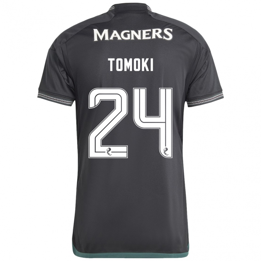 Niño Camiseta Tomoki Iwata #24 Negro 2ª Equipación 2023/24 La Camisa Chile