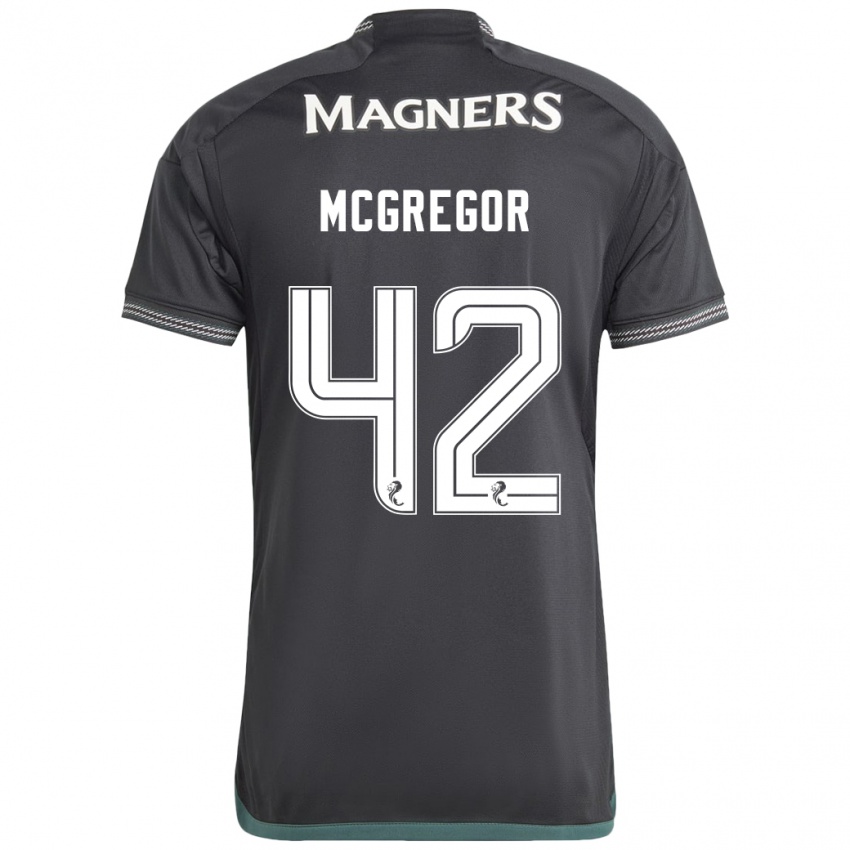 Niño Camiseta Callum Mcgregor #42 Negro 2ª Equipación 2023/24 La Camisa Chile