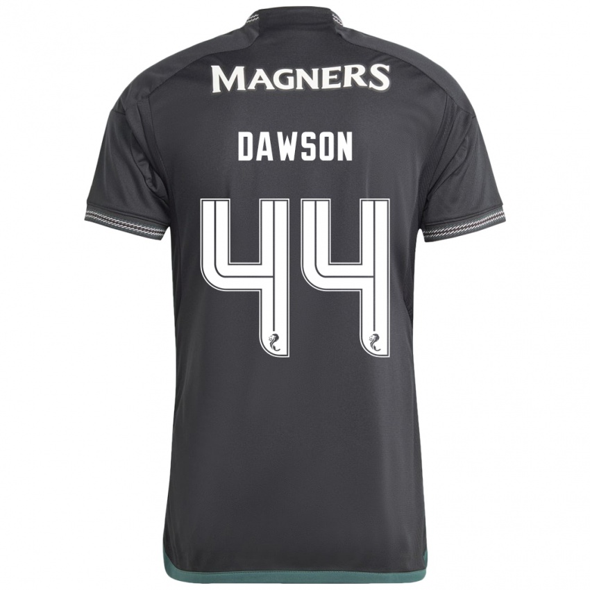 Niño Camiseta Joey Dawson #44 Negro 2ª Equipación 2023/24 La Camisa Chile