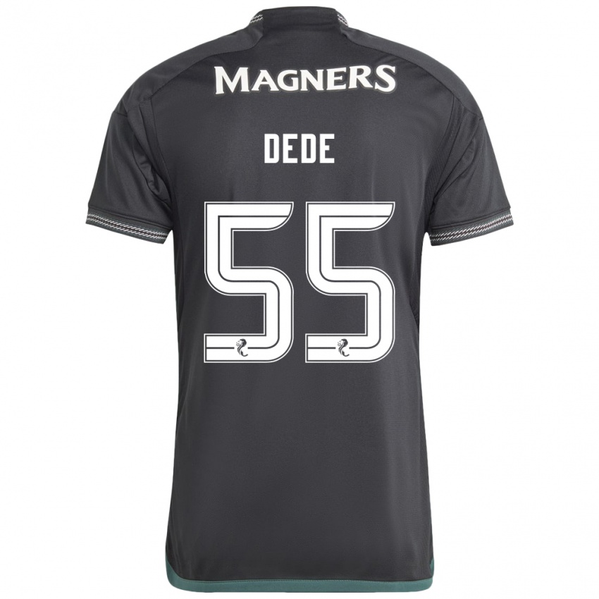 Niño Camiseta Josh Dede #55 Negro 2ª Equipación 2023/24 La Camisa Chile