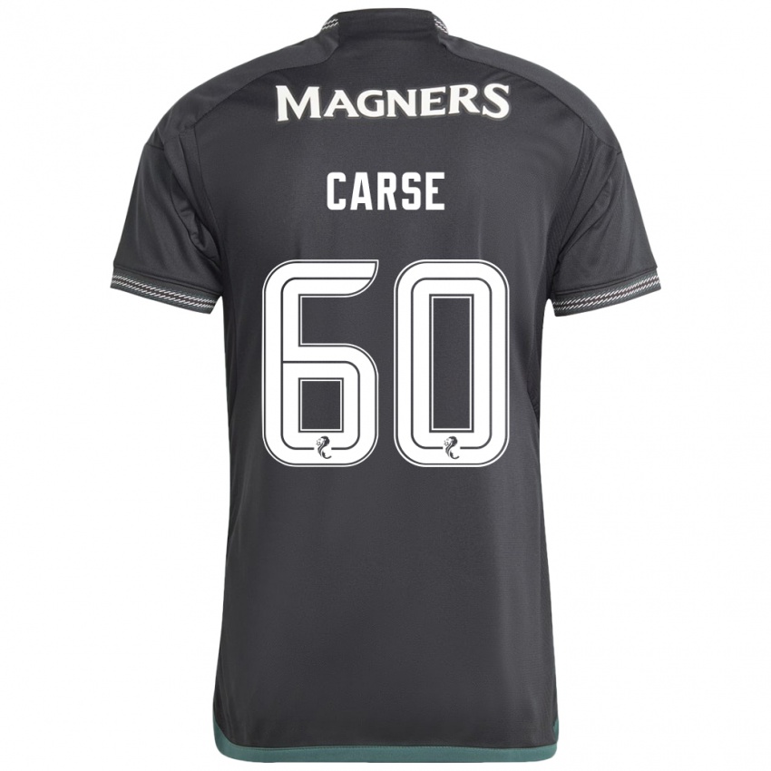 Niño Camiseta Mackenzie Carse #60 Negro 2ª Equipación 2023/24 La Camisa Chile