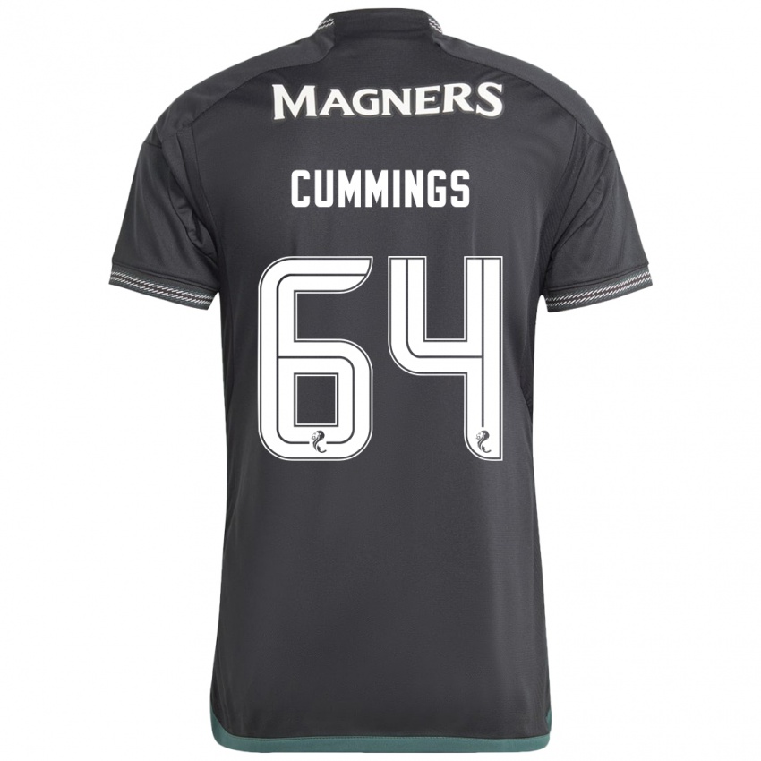 Niño Camiseta Daniel Cummings #64 Negro 2ª Equipación 2023/24 La Camisa Chile