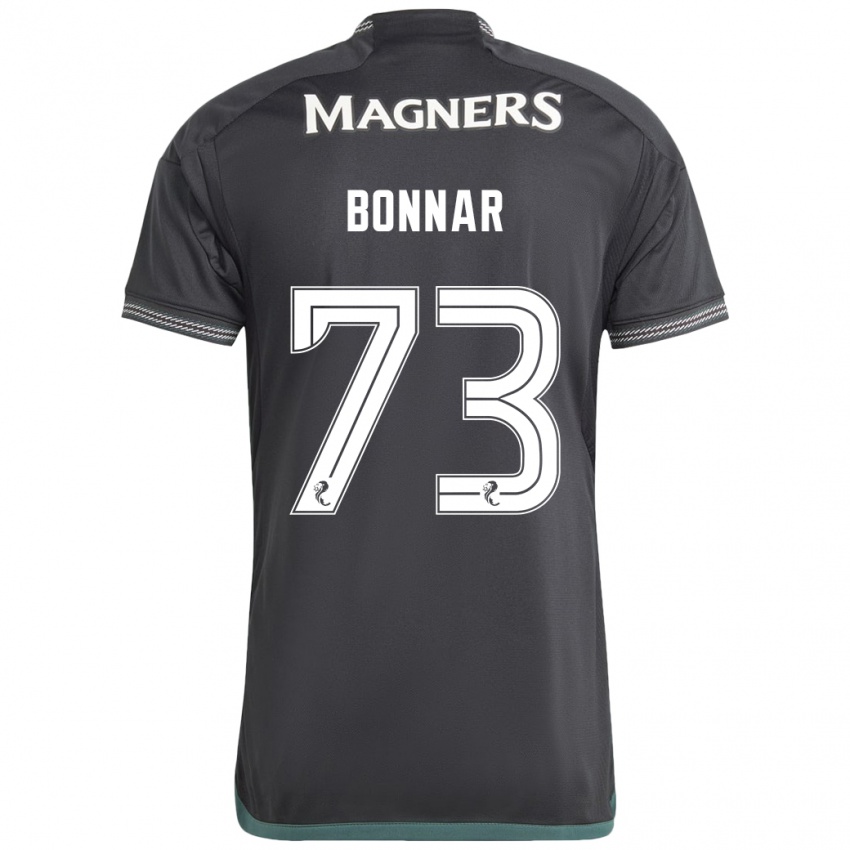 Niño Camiseta Jude Bonnar #73 Negro 2ª Equipación 2023/24 La Camisa Chile