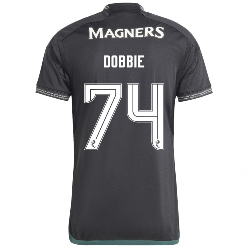 Niño Camiseta Lewis Dobbie #74 Negro 2ª Equipación 2023/24 La Camisa Chile