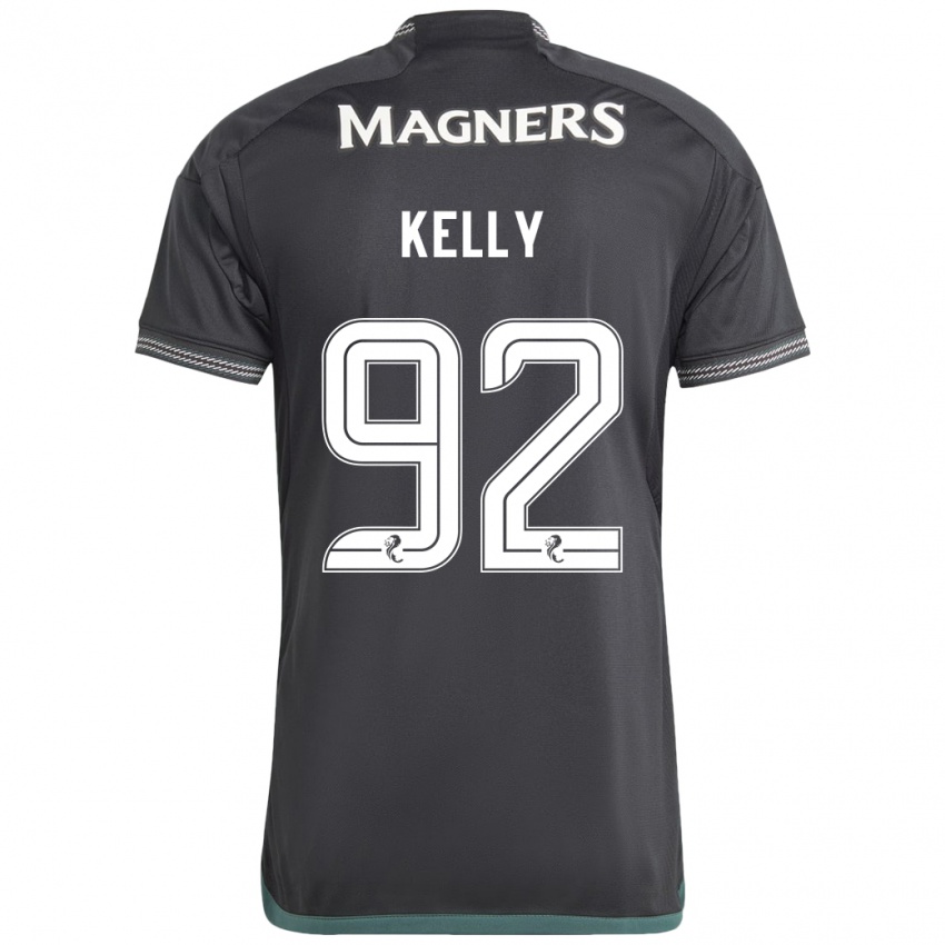 Niño Camiseta Daniel Kelly #92 Negro 2ª Equipación 2023/24 La Camisa Chile