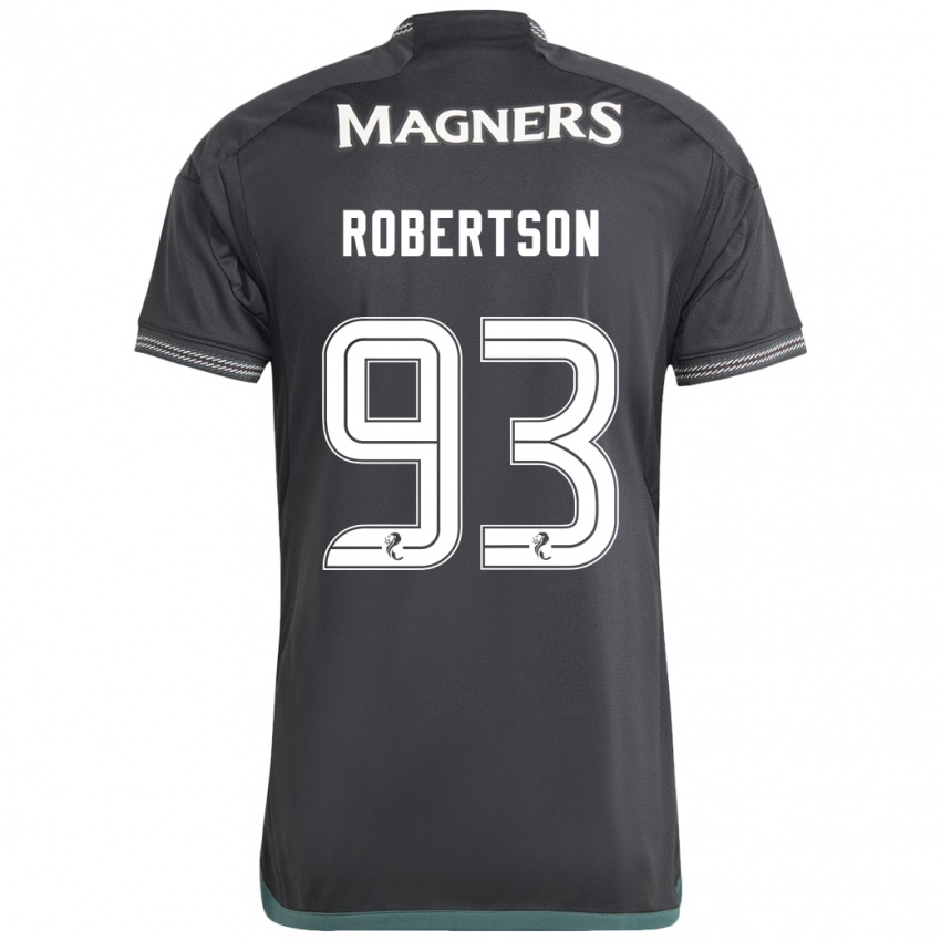 Niño Camiseta Mitchell Robertson #93 Negro 2ª Equipación 2023/24 La Camisa Chile