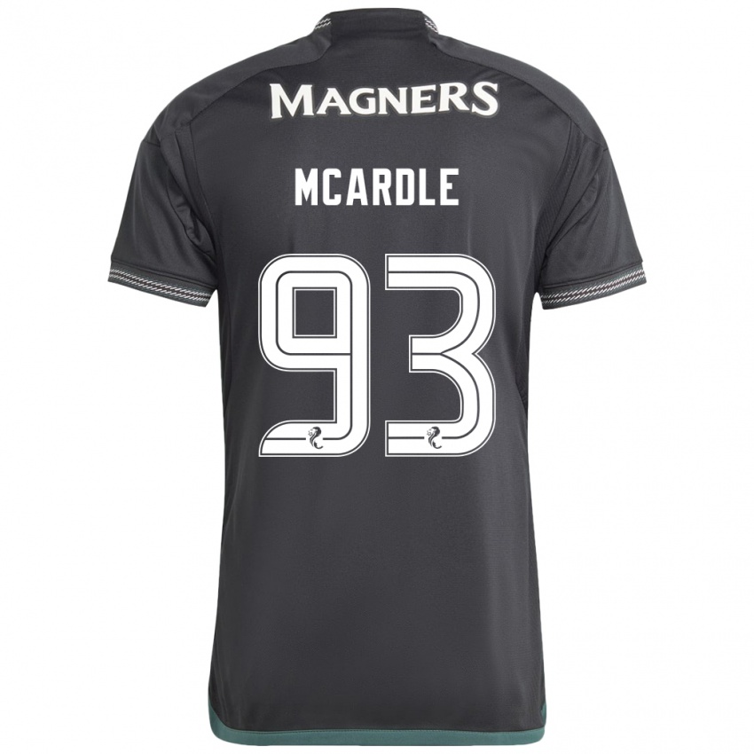 Niño Camiseta Sean Mcardle #93 Negro 2ª Equipación 2023/24 La Camisa Chile