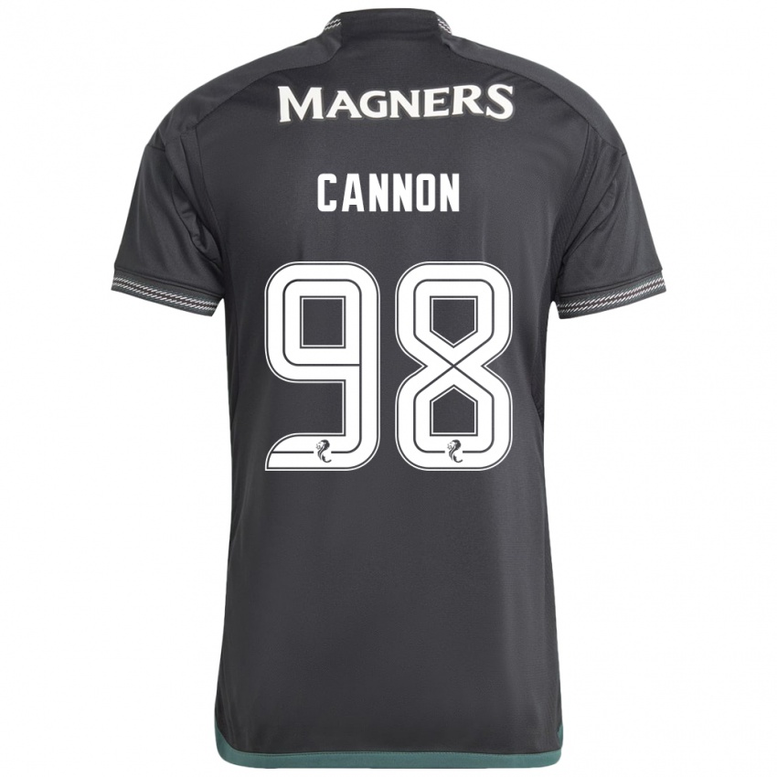 Niño Camiseta Aidan Cannon #98 Negro 2ª Equipación 2023/24 La Camisa Chile