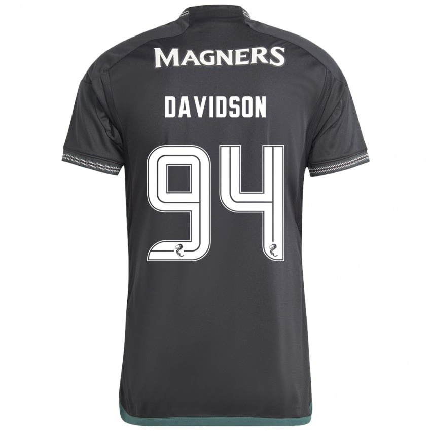 Niño Camiseta Alasdair Davidson #94 Negro 2ª Equipación 2023/24 La Camisa Chile