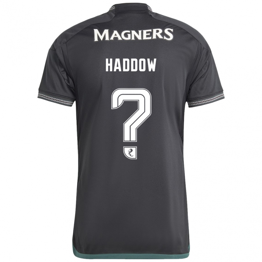 Niño Camiseta Aiden Haddow #0 Negro 2ª Equipación 2023/24 La Camisa Chile