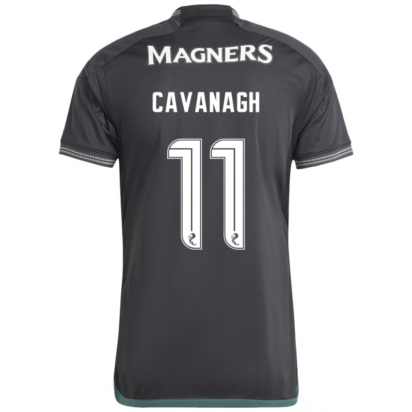 Niño Camiseta Colette Cavanagh #11 Negro 2ª Equipación 2023/24 La Camisa Chile