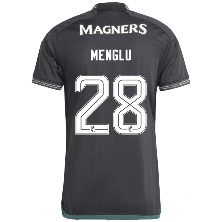 Niño Camiseta Shen Menglu #28 Negro 2ª Equipación 2023/24 La Camisa Chile