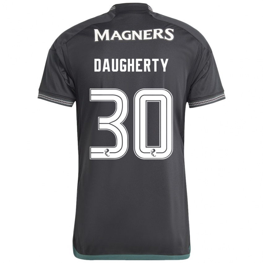 Niño Camiseta Kelsey Daugherty #30 Negro 2ª Equipación 2023/24 La Camisa Chile