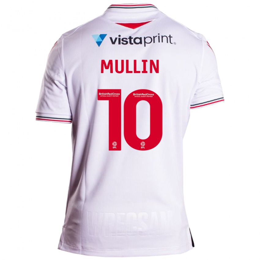 Niño Camiseta Paul Mullin #10 Blanco 2ª Equipación 2023/24 La Camisa Chile