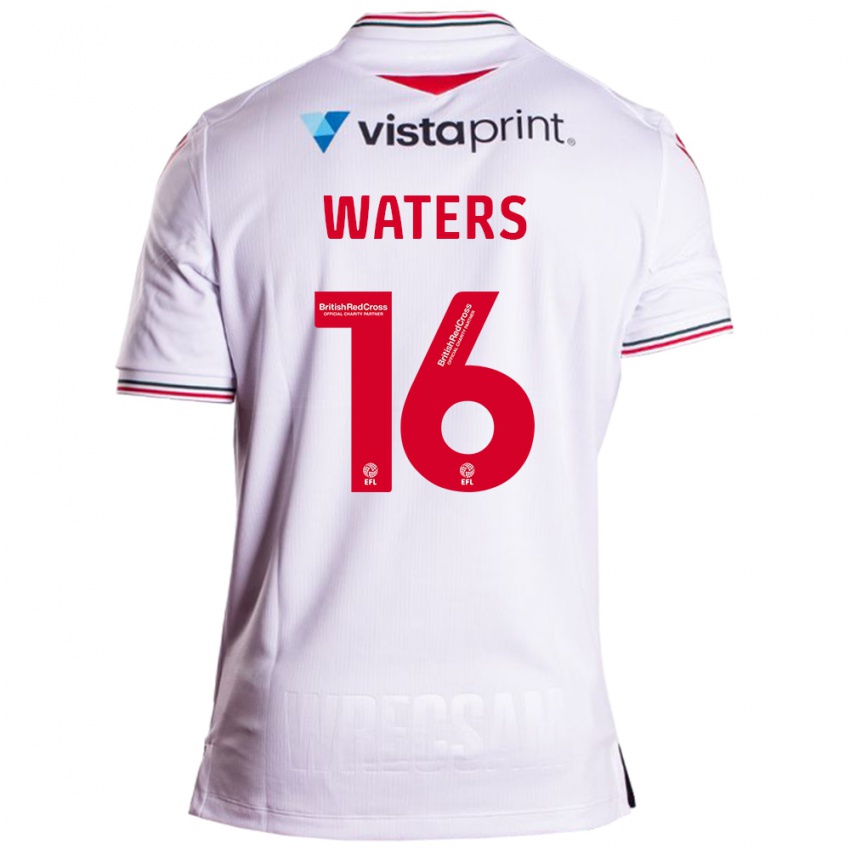 Niño Camiseta Billy Waters #16 Blanco 2ª Equipación 2023/24 La Camisa Chile