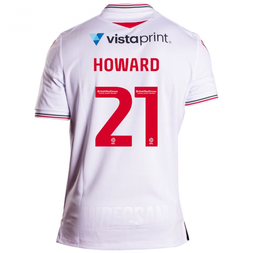 Niño Camiseta Mark Howard #21 Blanco 2ª Equipación 2023/24 La Camisa Chile